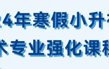 简章丨2024年寒假小升初美术专业强化课程